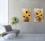 絵画/アートパネル/インテリア/モダン/北欧/おしゃれ アートパネル 2枚セット(即納商品)