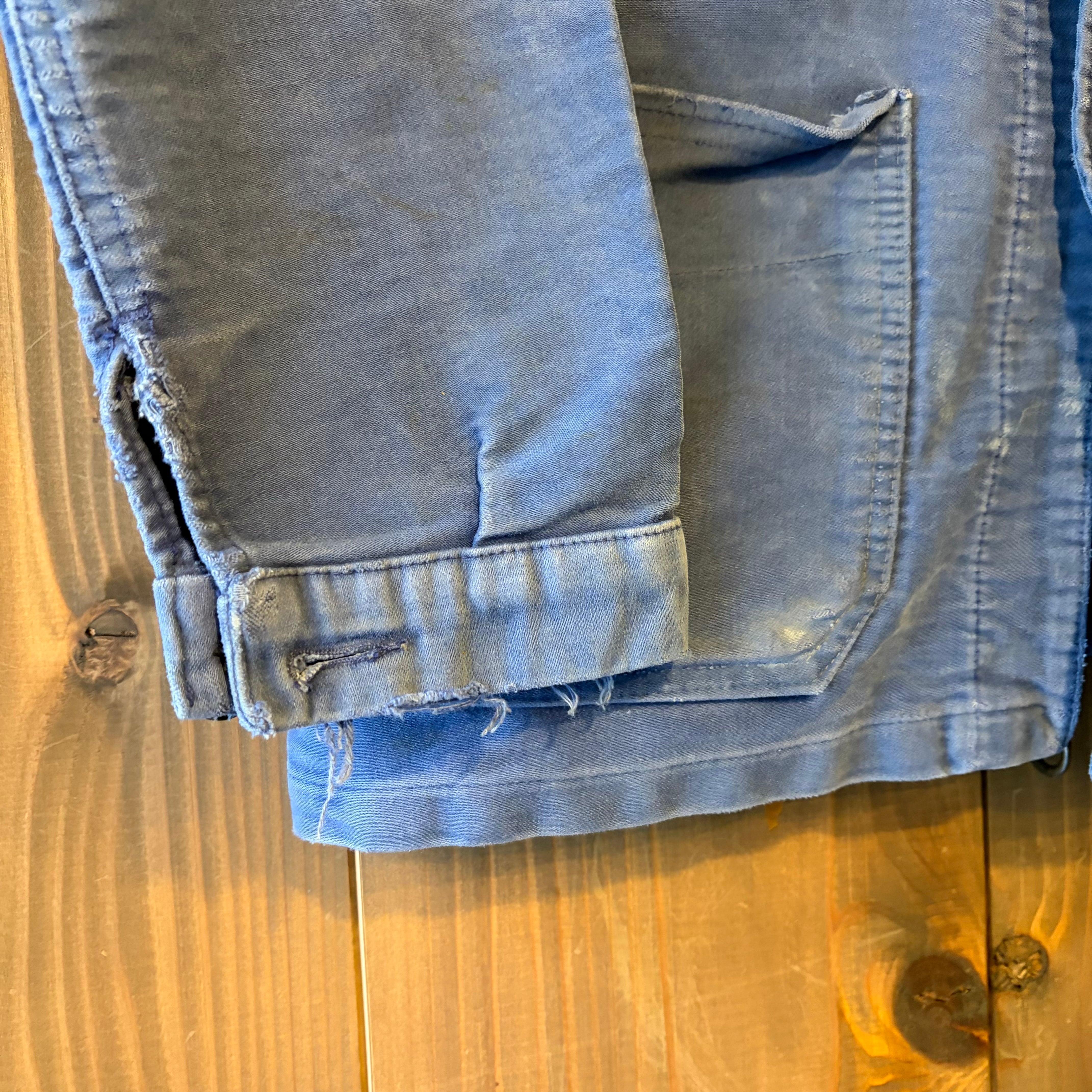 50s モールスキン ワークジャケット 襤褸 ユーロ ヴィンテージ