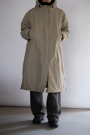 VINTAGE / "LAND END" Hooded Nylon Over Coat