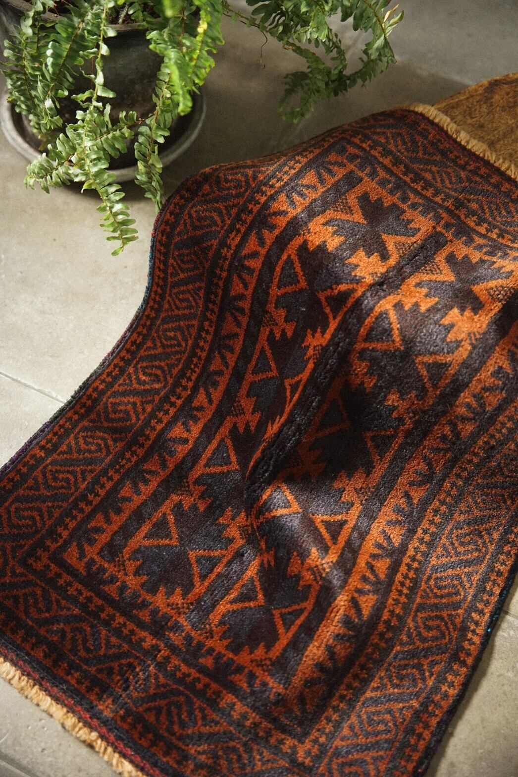 691 -Vintage Baluch rug