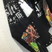 最高級ギャバウール リメイクライダースジャケット REMAKE WOOL RIDERS JACKET BLACK 【rd09】