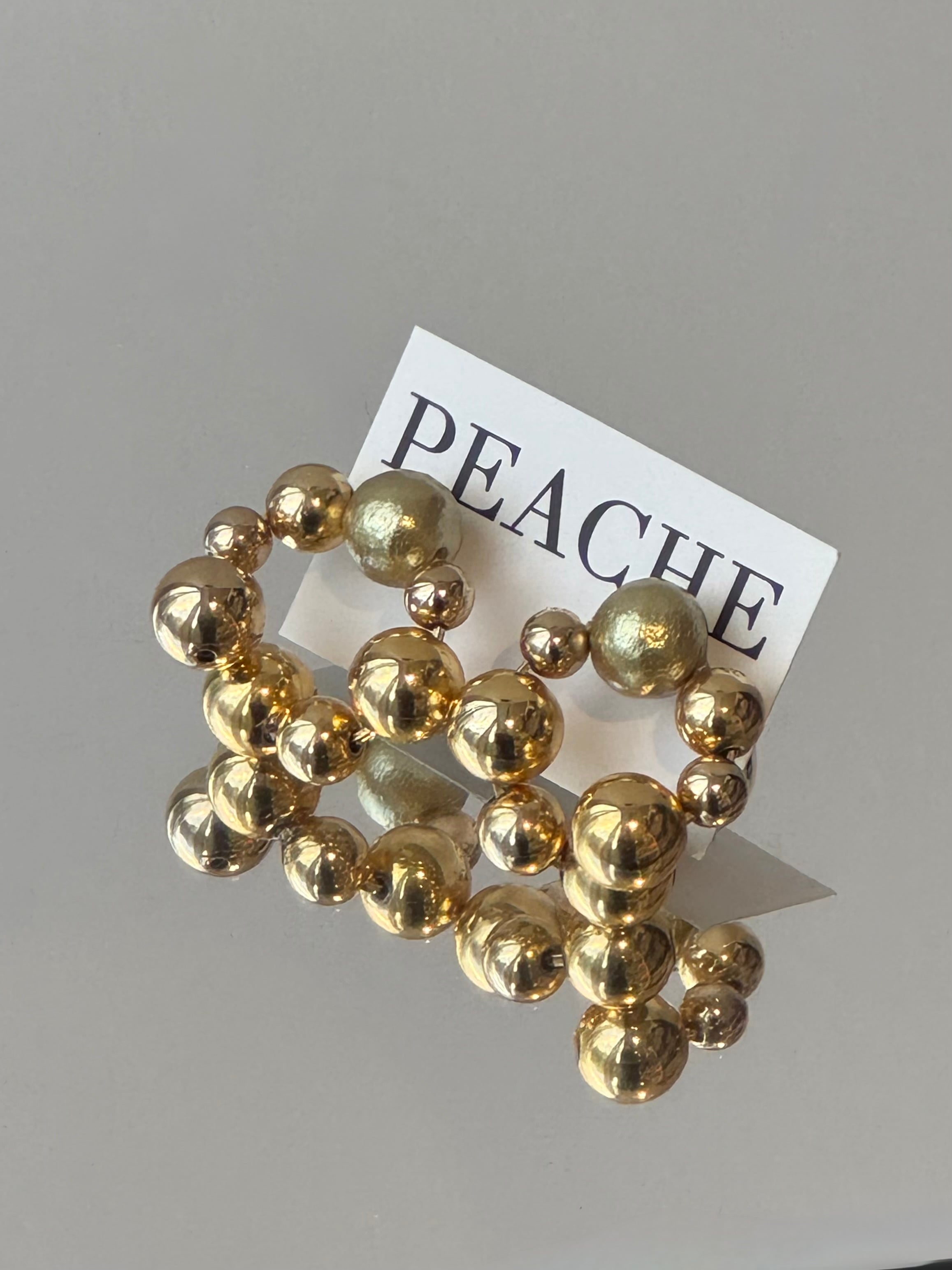 gring-gring cotton pearl gold metal