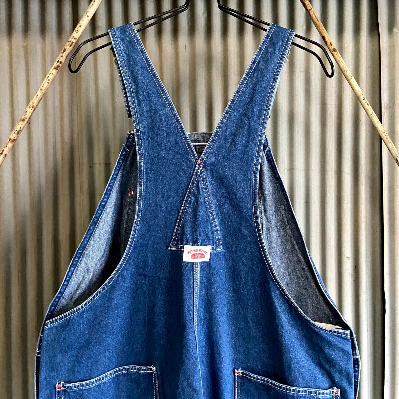 ビッグサイズ ROUND HOUSE ラウンドハウス デニム オーバーオール