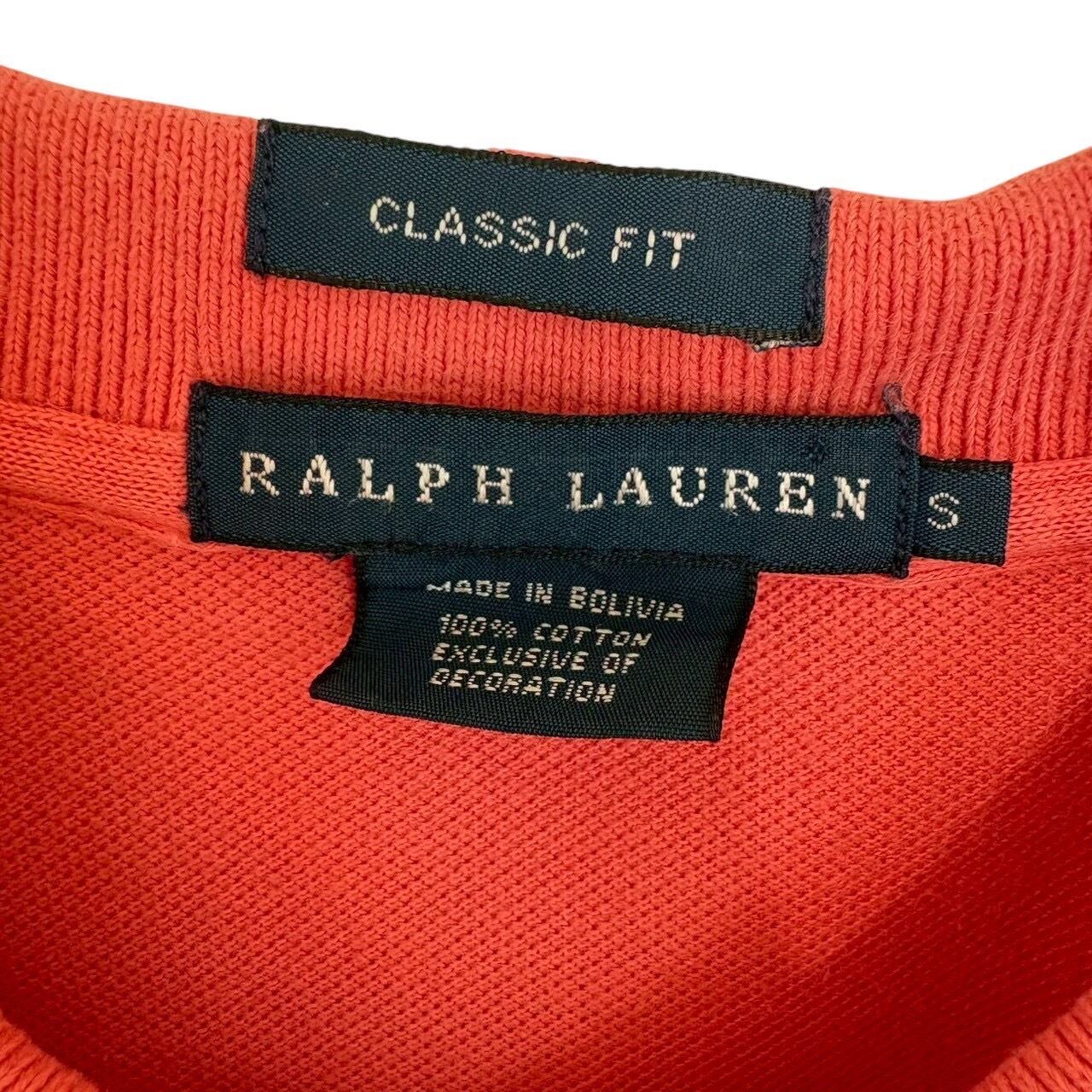 Ralph Lauren ラルフローレン ポロシャツ S 刺繍ロゴ ワンポイントロゴ