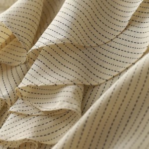 ストライプフリルブラウス A00816