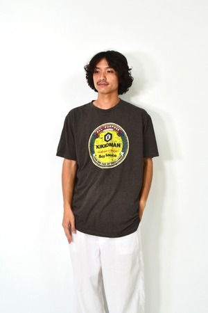 00s KIKKOMAN print T-shirt