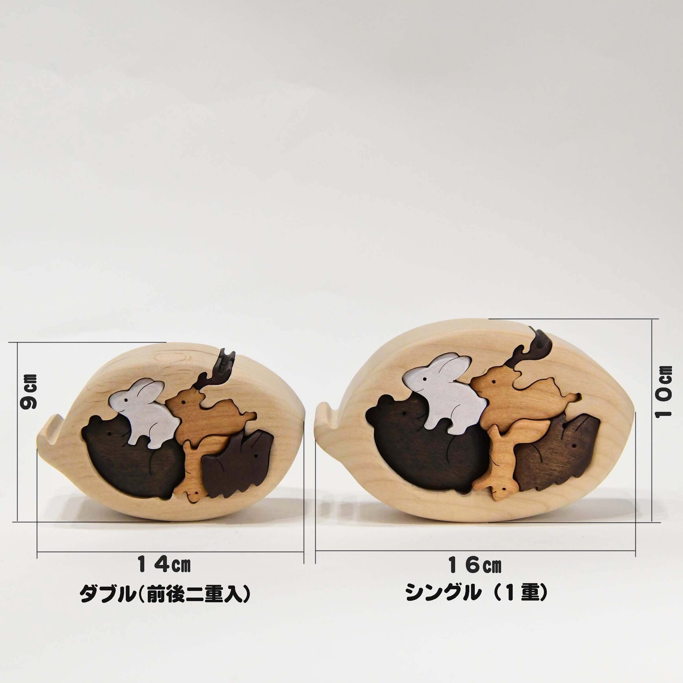 【中古】「未使用品」あに★パラ★ずう-どうぶつ図鑑-「しぜんはいいな」「はしる とぶ およぐ」 [DVD] 動物ゆらゆら（ダブル） | CRAFT BIRD WOOD