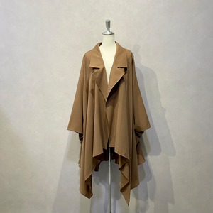 Big collar イレヘムトレンチコート / BEIGE【mave】