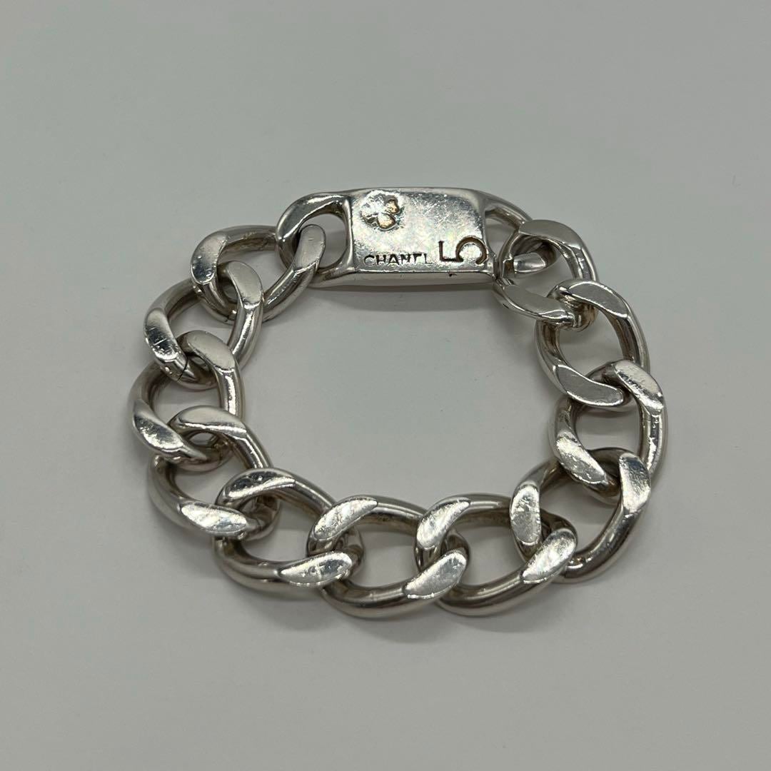 シャネル CHANEL チェーン ブレスレット SV925 希少 ヴィンテージ