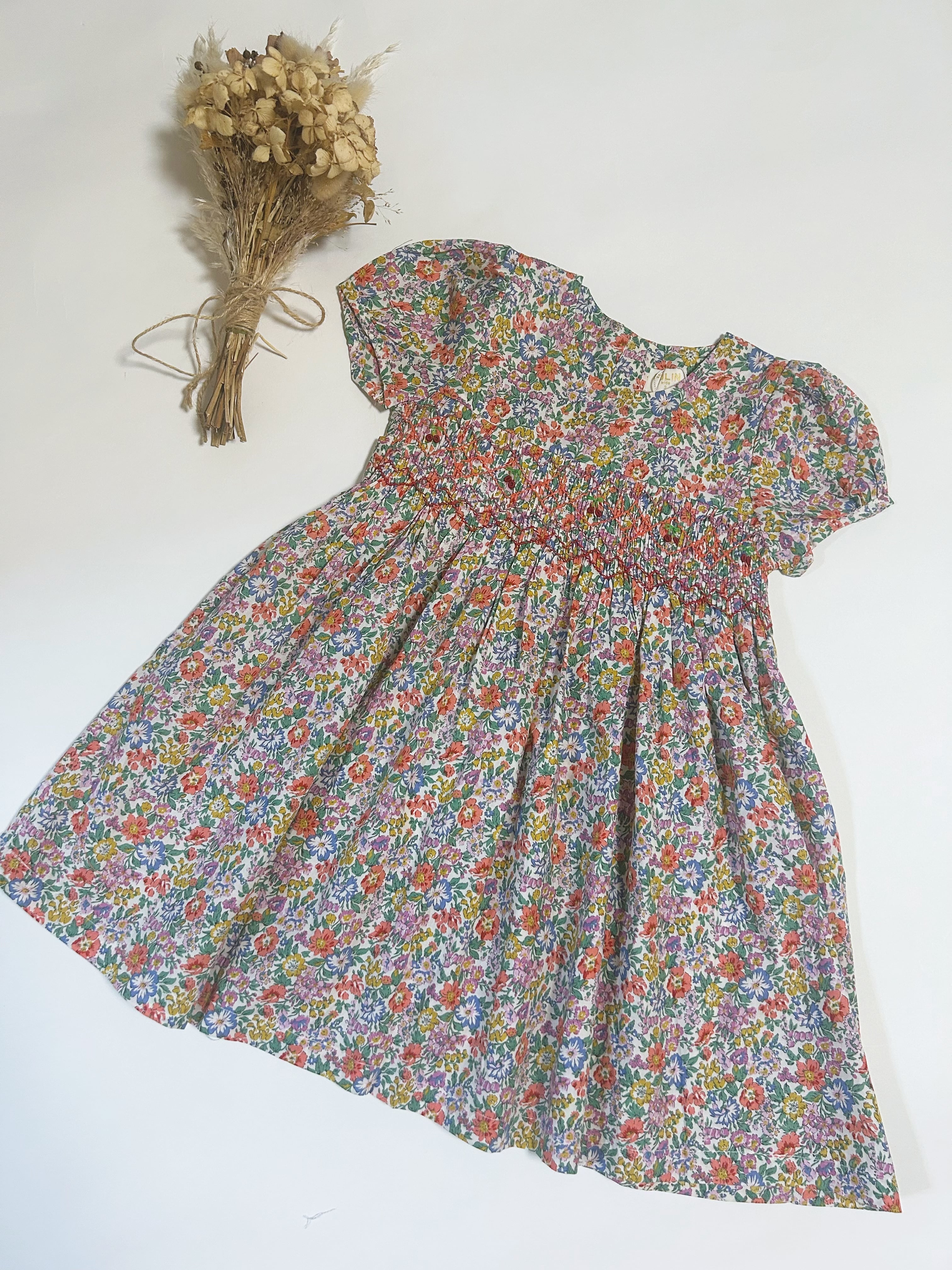 ♡rirismocking♡スモッキング 刺繍子供服