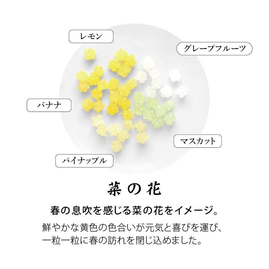 かわいい小瓶入り金平糖【菜の花】 | 青木光悦堂