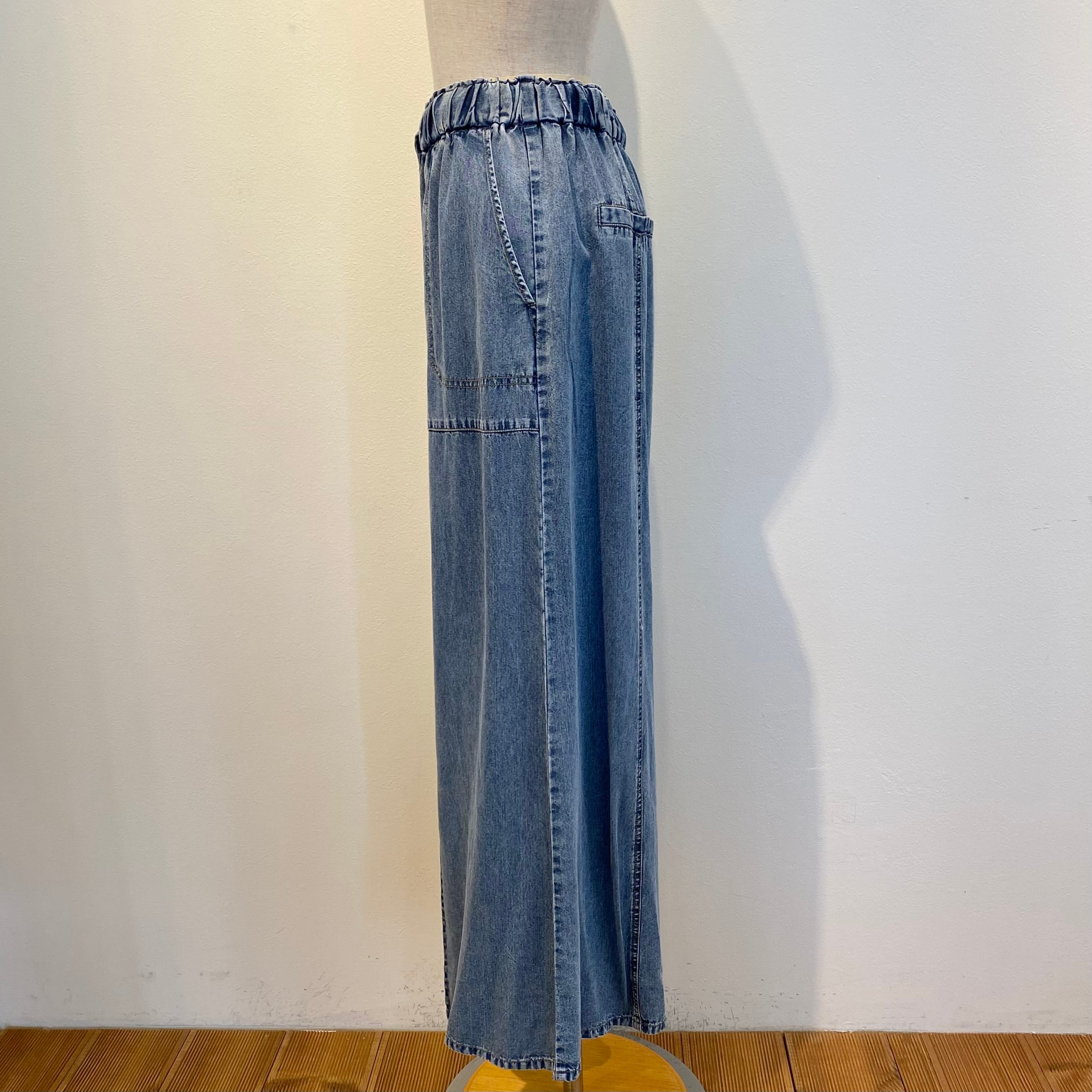 CYNICAL / テンセルデニムワイドパンツ 612-96023 | BENE COLLECTION