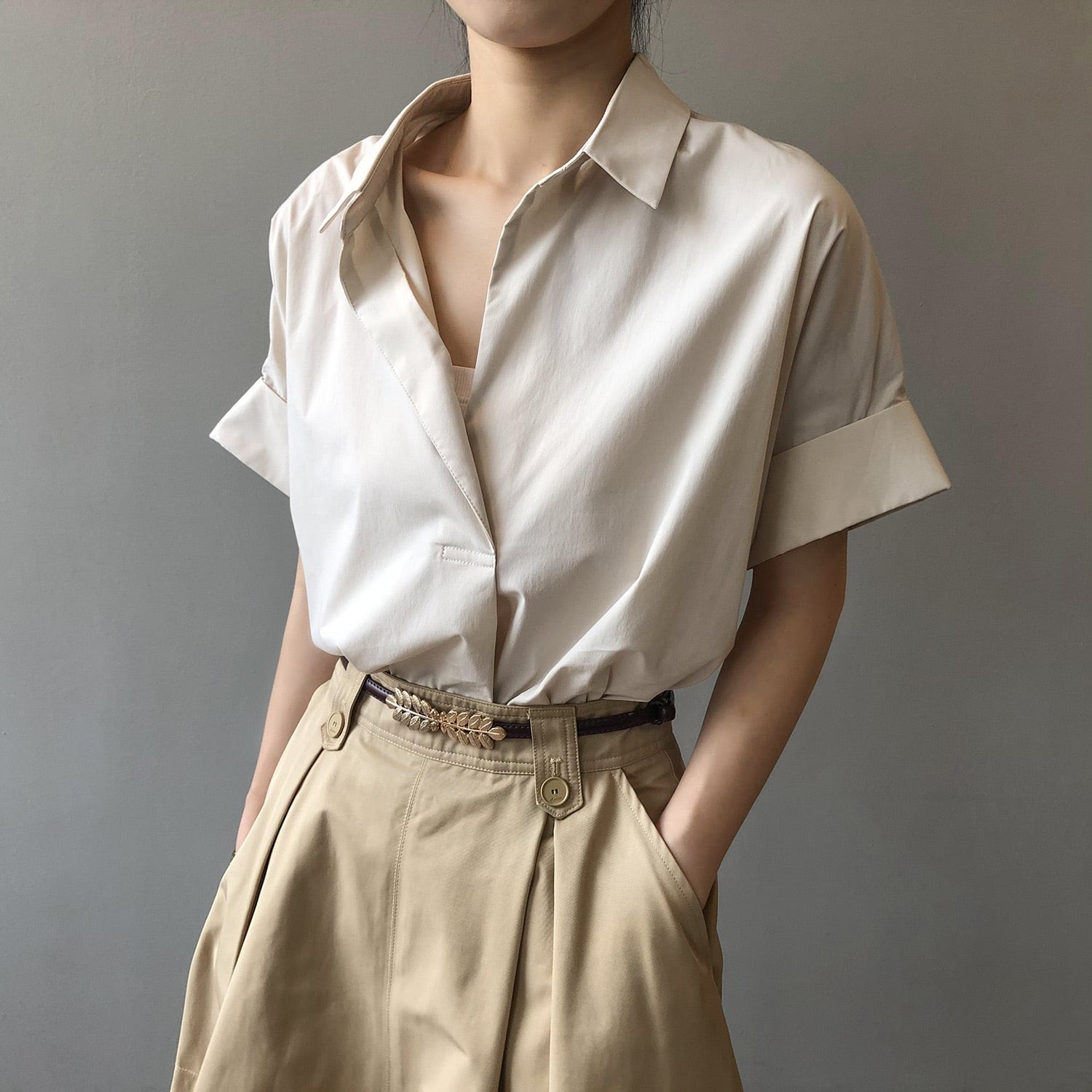 short sleeve skipper shirt 11263
