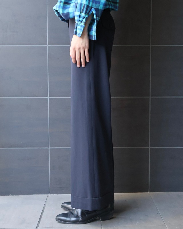 9/10th length center crease double slacks