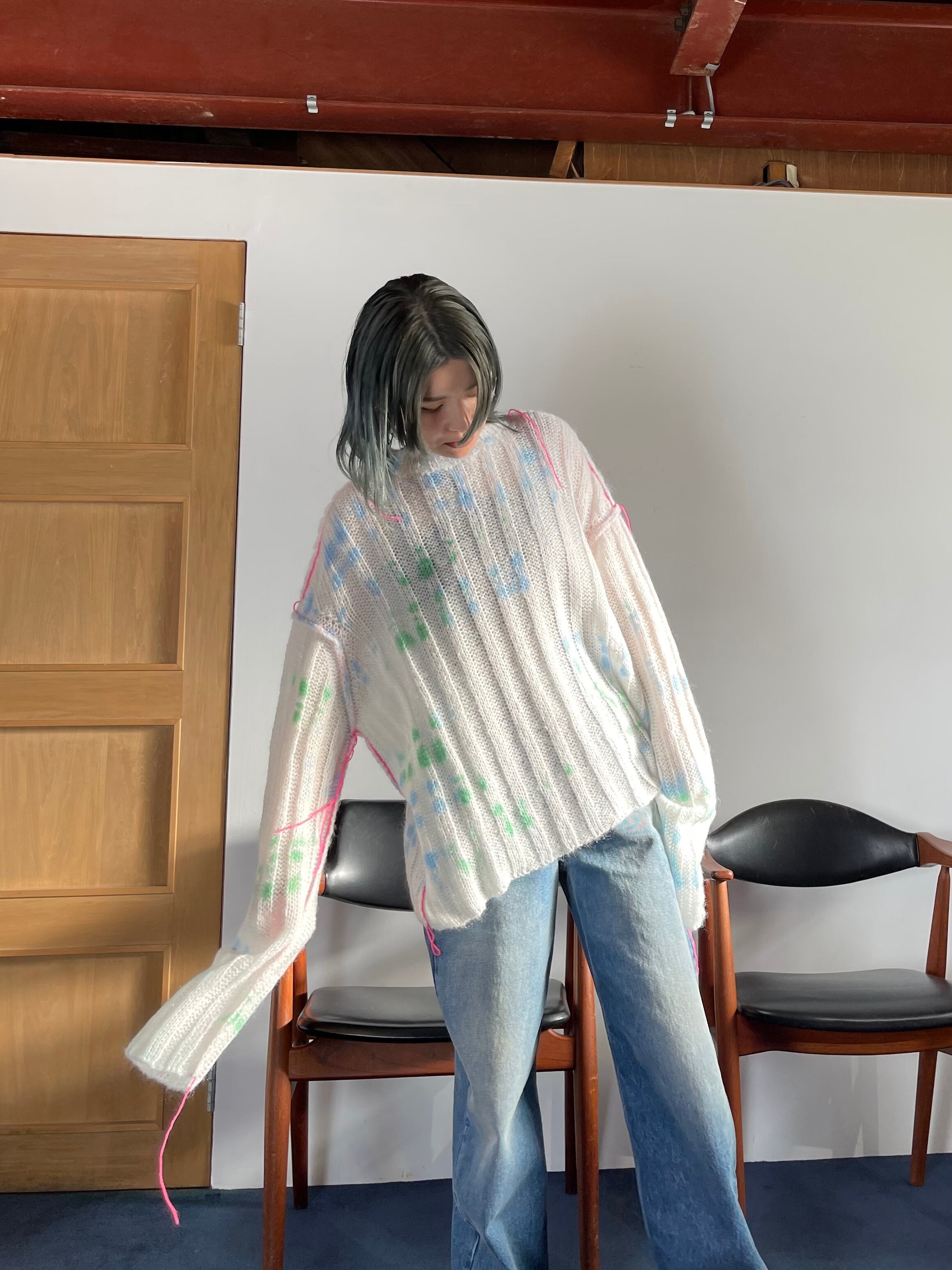 22SS】UGLY SWEATER CLUB アグリーセータークラブ / BACTERIA KNIT