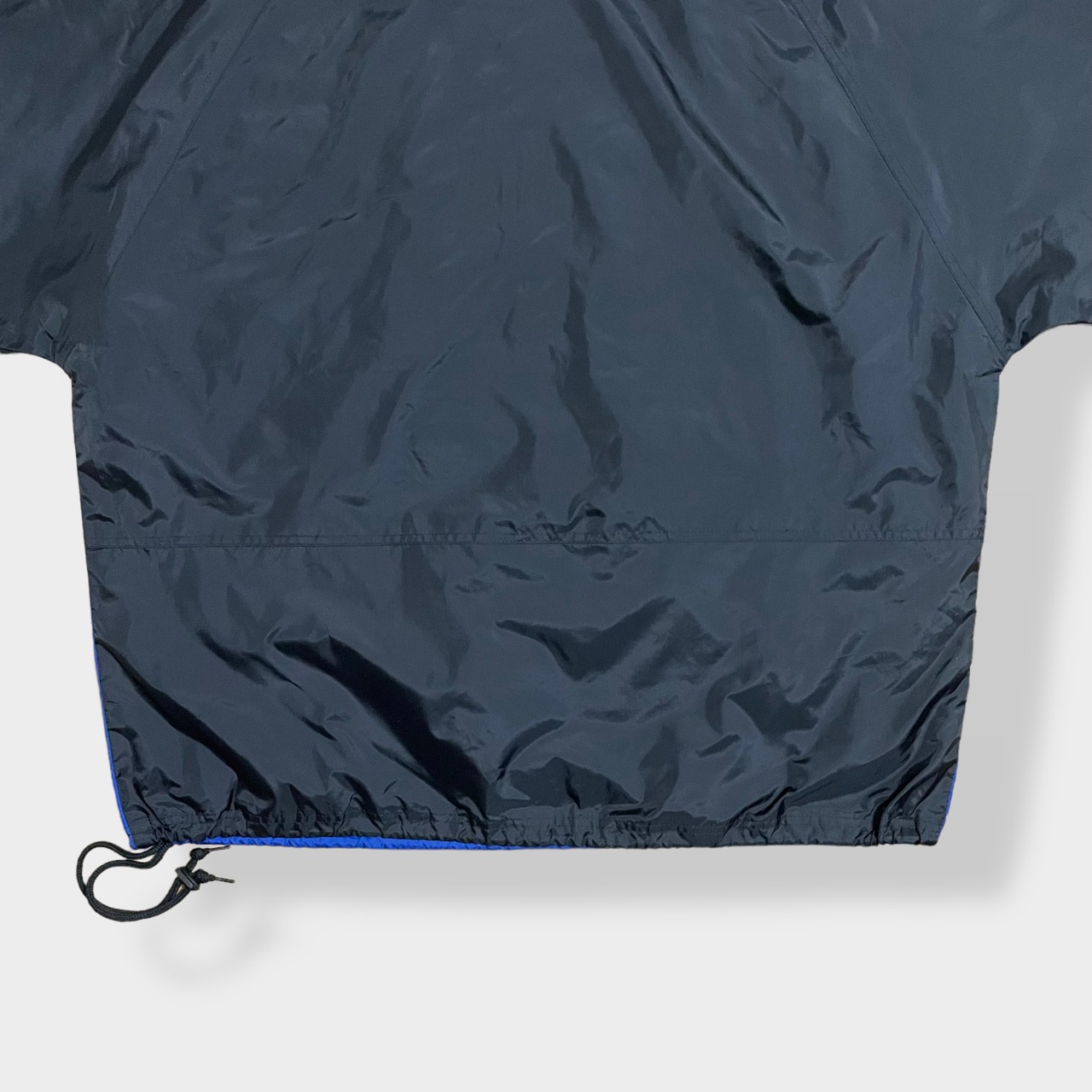 【SPORT-TEK】企業系 CHASE チェース銀行 ナイロンジャケット アノラックパーカー プルオーバー ウィンドウブレーカー ジャケット ハーフジップ ワンポイント 刺繍ロゴ フーディー ビッグシルエット ライトアウター 切替 春物 ラグラン us古着