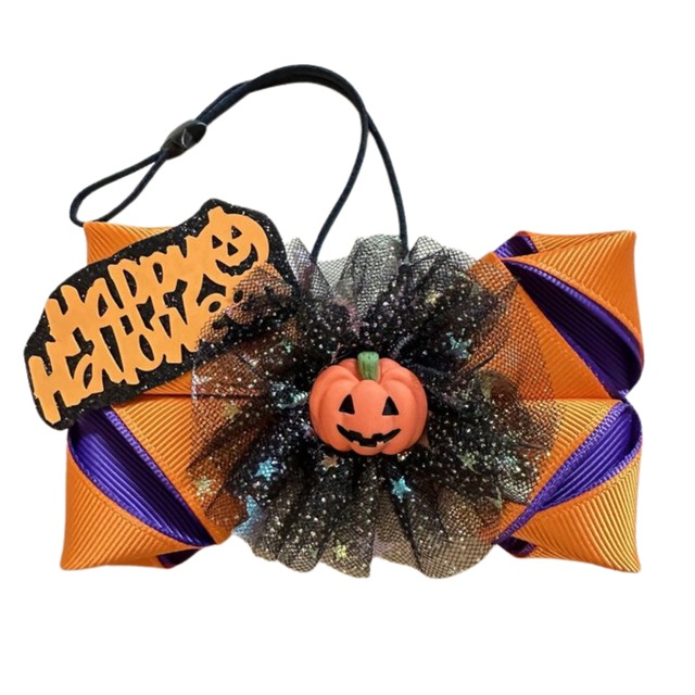 ハロウィン 犬猫チョーカー 大サイズ リボン 犬用 猫用 数量限定