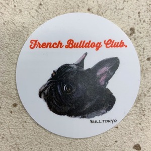 Bull.Tokyo オリジナル ステッカー Part.2 「- French Bulldog Club -」ブリンドル