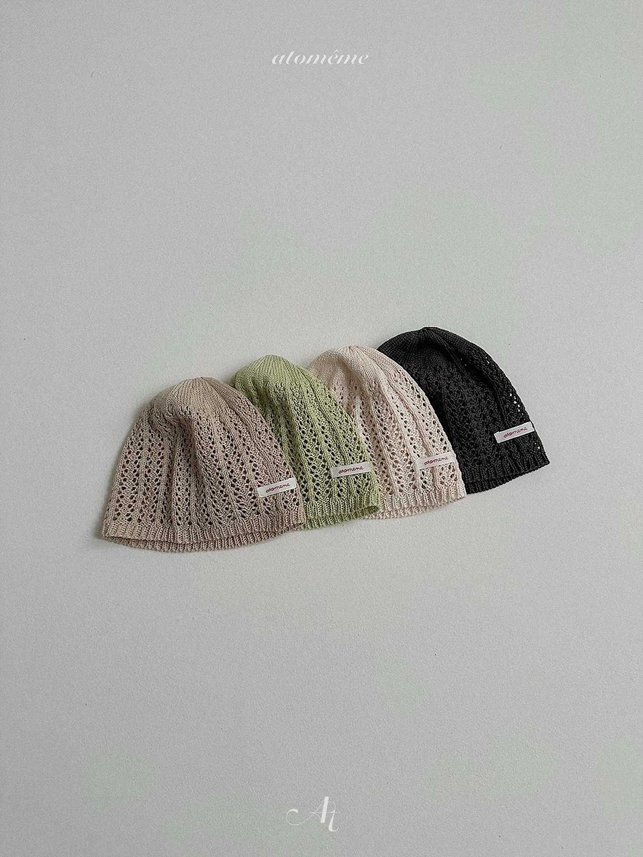 [atomeme] Milk tea beanie / [아토메메] 밀크티비니