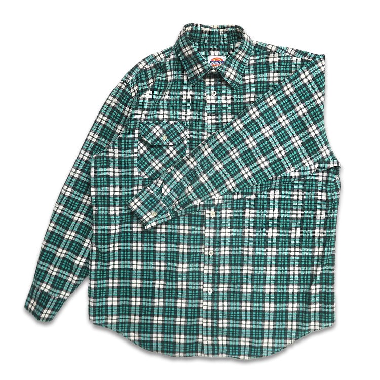 古着 80年代～ ディッキーズ Dickies プリントネルシャツ フランネル