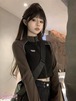 ショート かわいい フル ブルゾン トップス アウターハイ ショート スタンド ショート お出かけ ストリート レディース アウター 長袖 セクシー トップス カジュアル ファッション夏秋 トラック