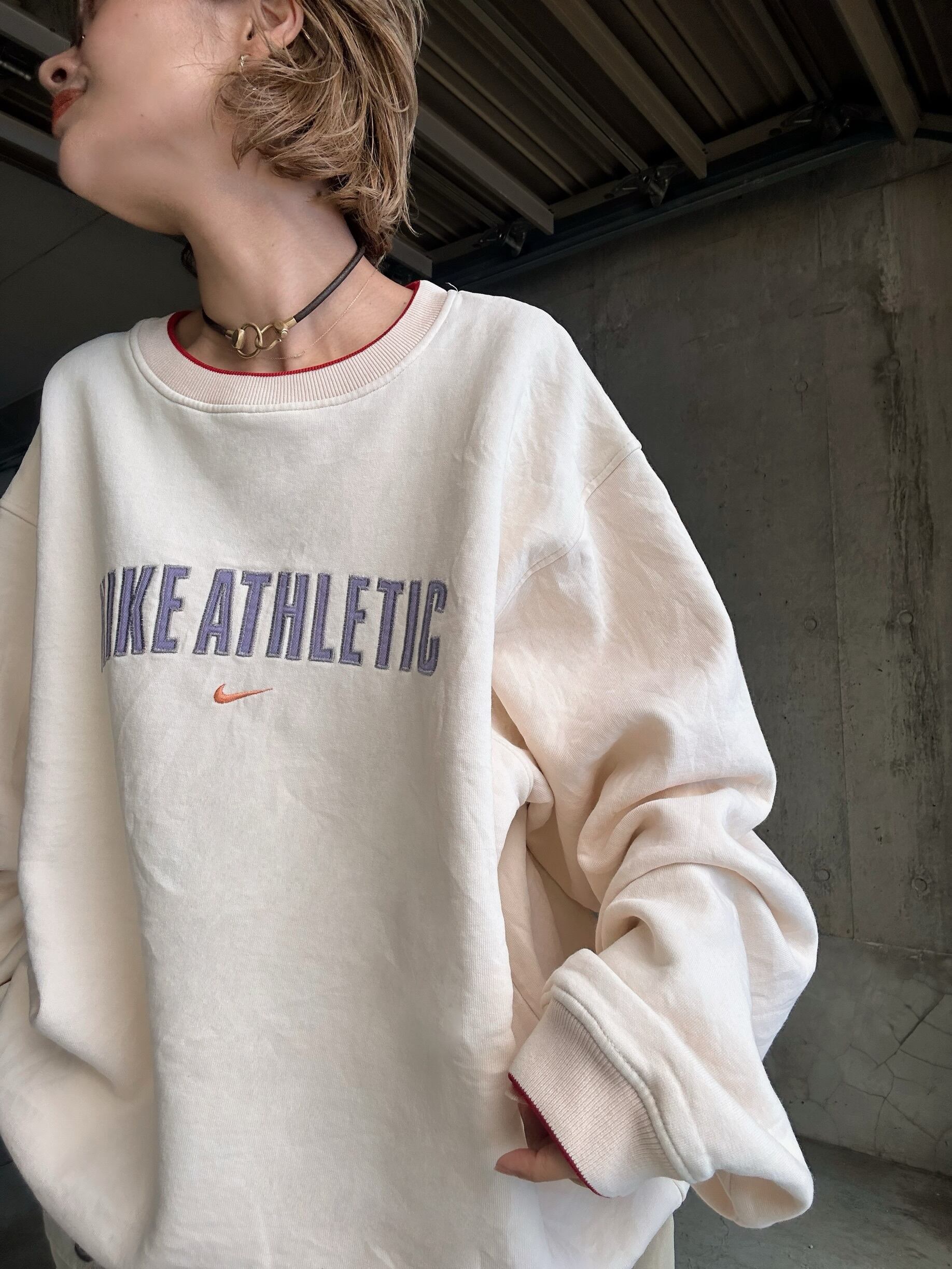 (CS1819)00‘s OLD NIKE arch logo sweat