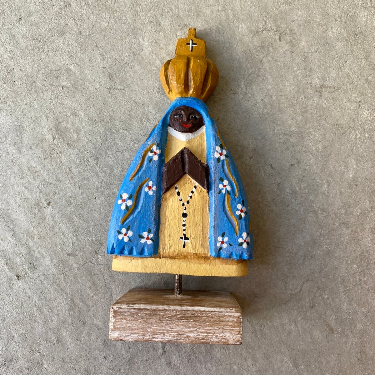 フォークアート OA アパレシーダ  水色 ②