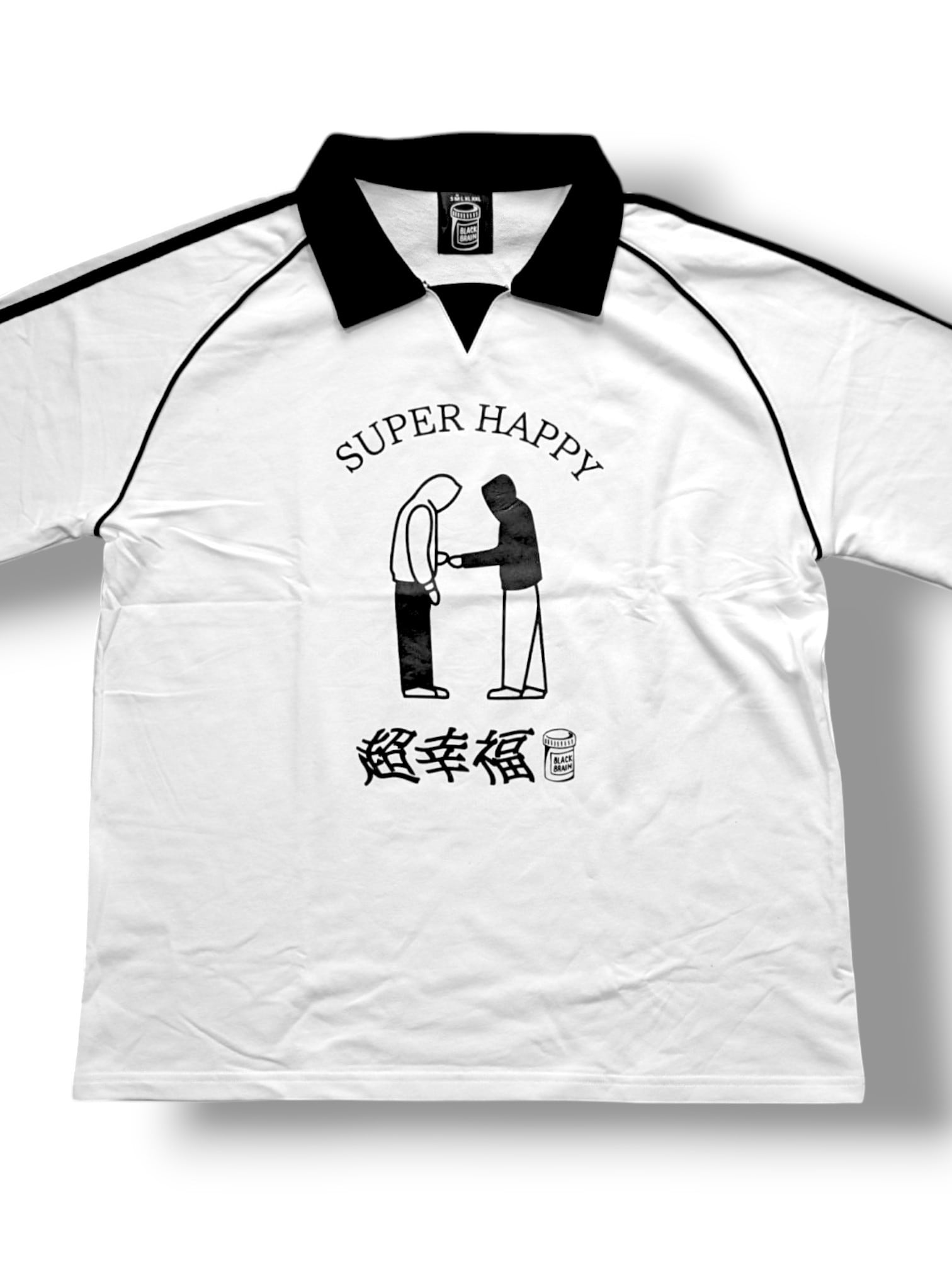 Super Happy LS Game Shirt | BLACK BRAIN