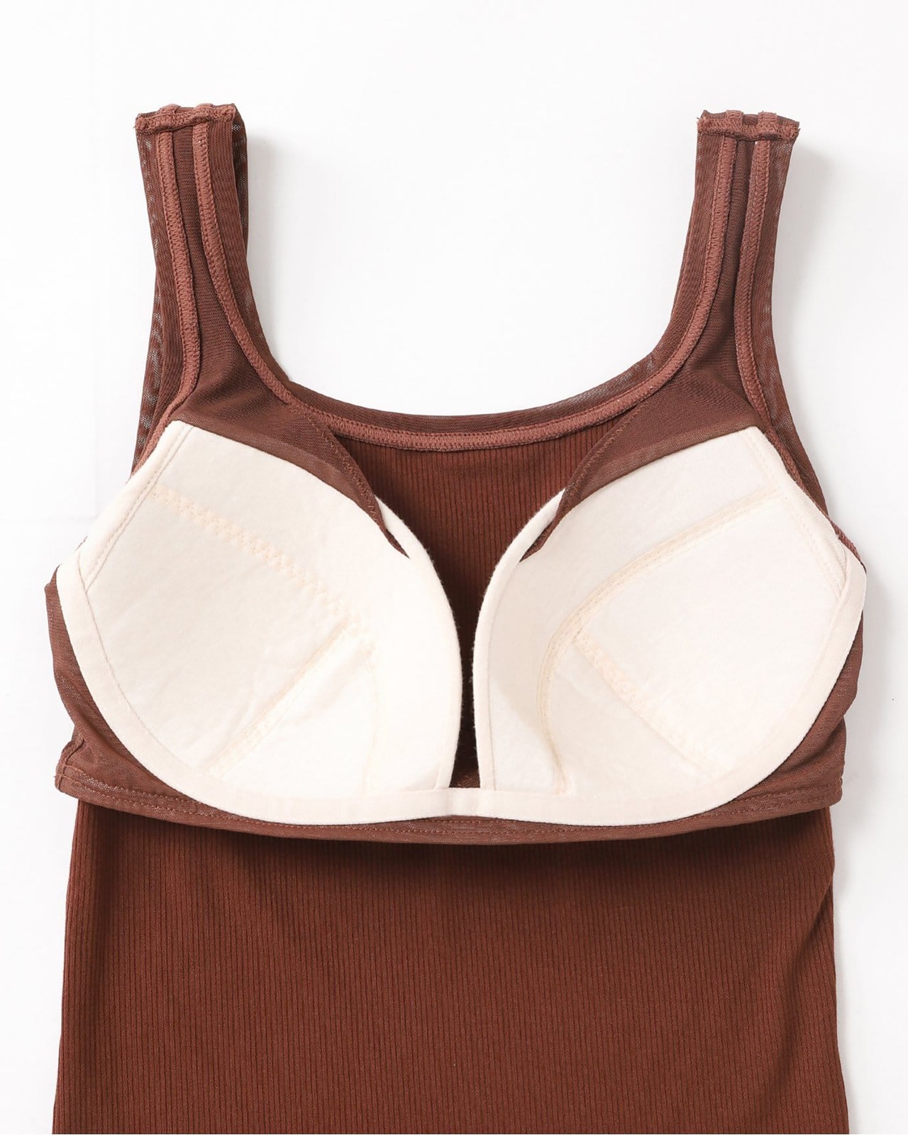 EMILY WEEK × Reiko Akamine  / as you are Bra Tank top-Brown