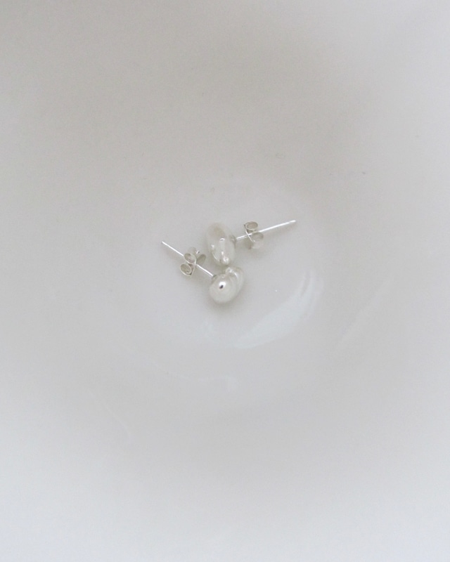 naturally heart pierce（silver925）