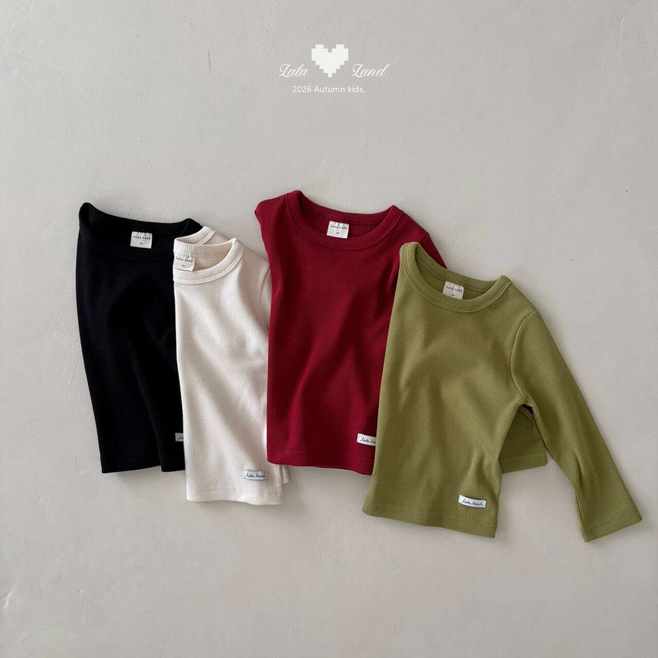 【予約】LALA LAND Bella ribbed tee