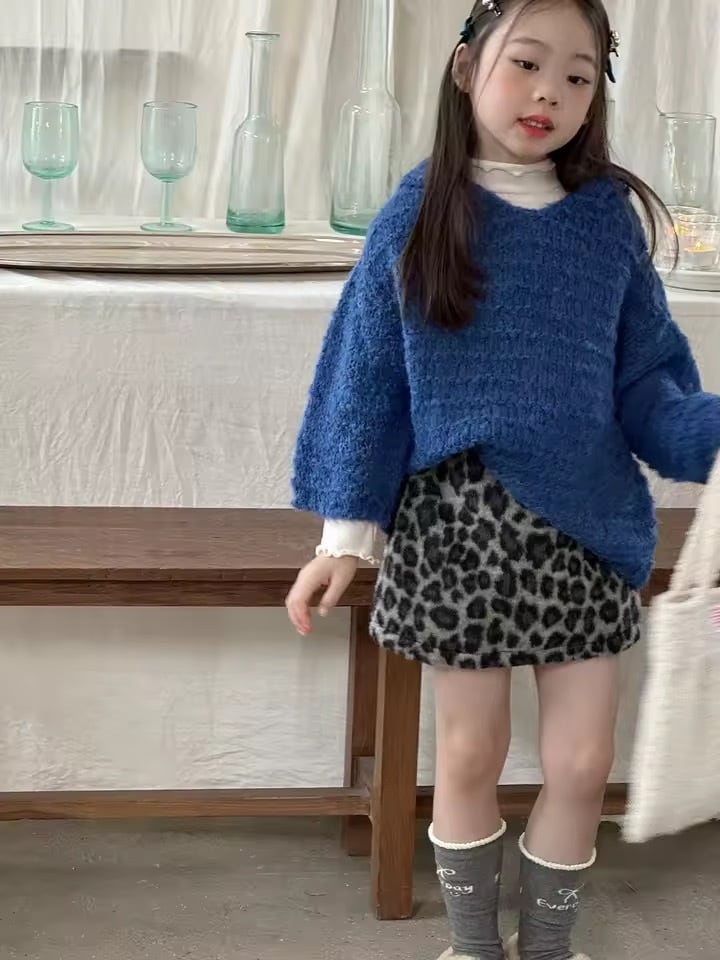 インパン付きレオパードタイトミニスカート