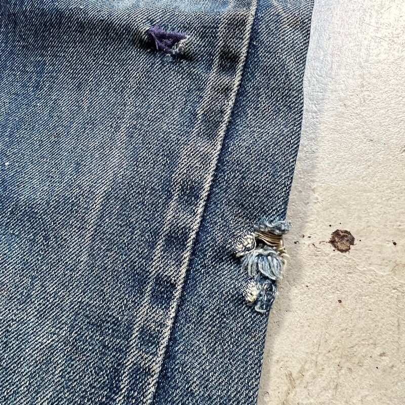 60's LEVI'S リーバイス 505 Big E デニム 刻印K セルヴィッジ V 60's LEVI'S リーバイス 505 Big E デニム 刻印K セルヴィッジ V