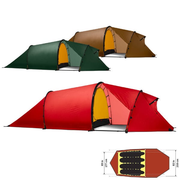 Hilleberg Nallo 4gt ヒルバーグ ナロ 4 gt グリーン