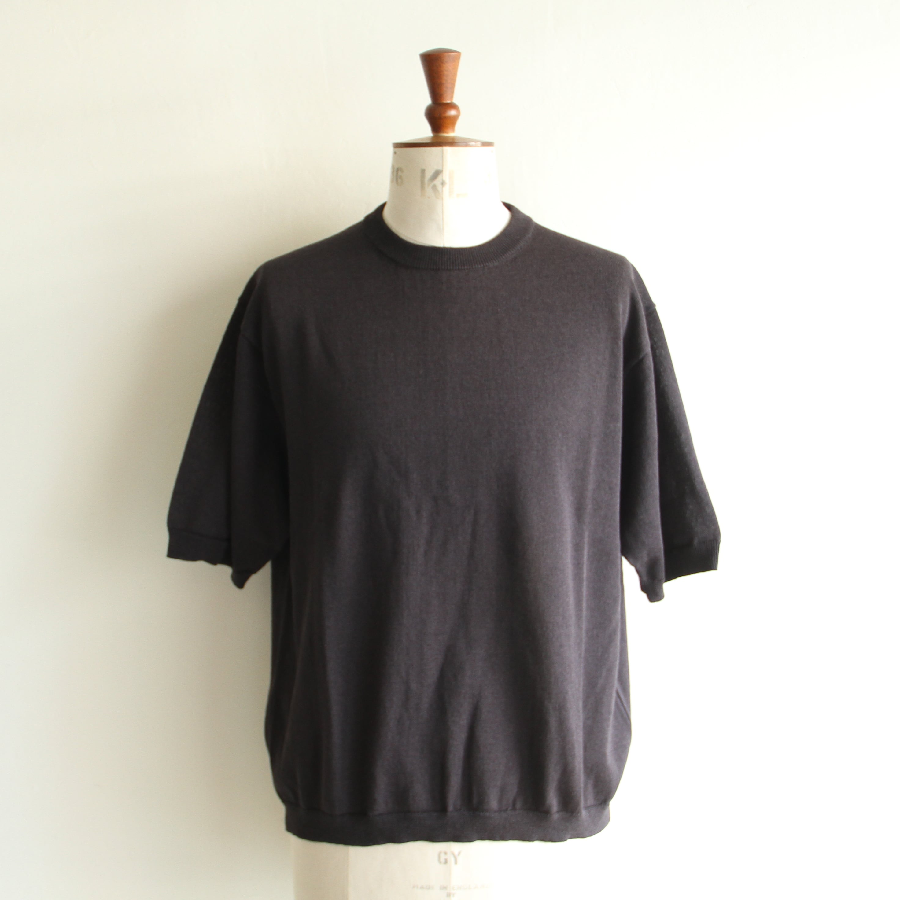 STILL BY HAND Half sleeve knit t-shirt | Terminal