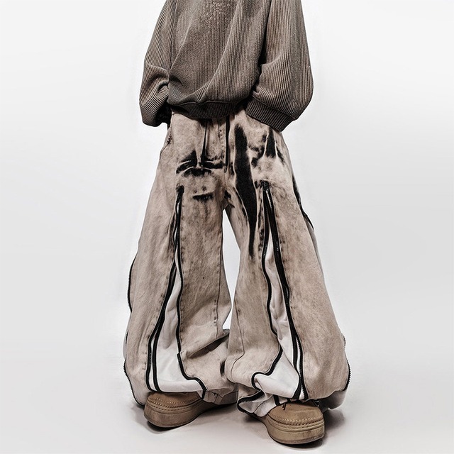 UUCSCCタイダイプリントワイドパンツ