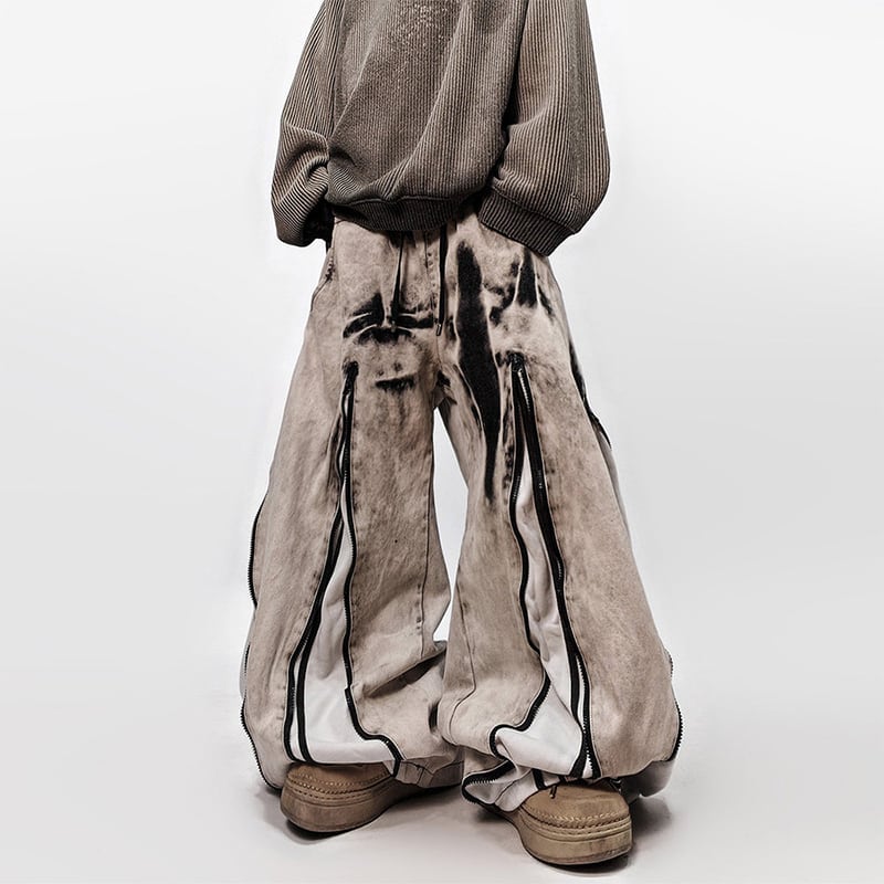 UUCSCCタイダイプリントワイドパンツ