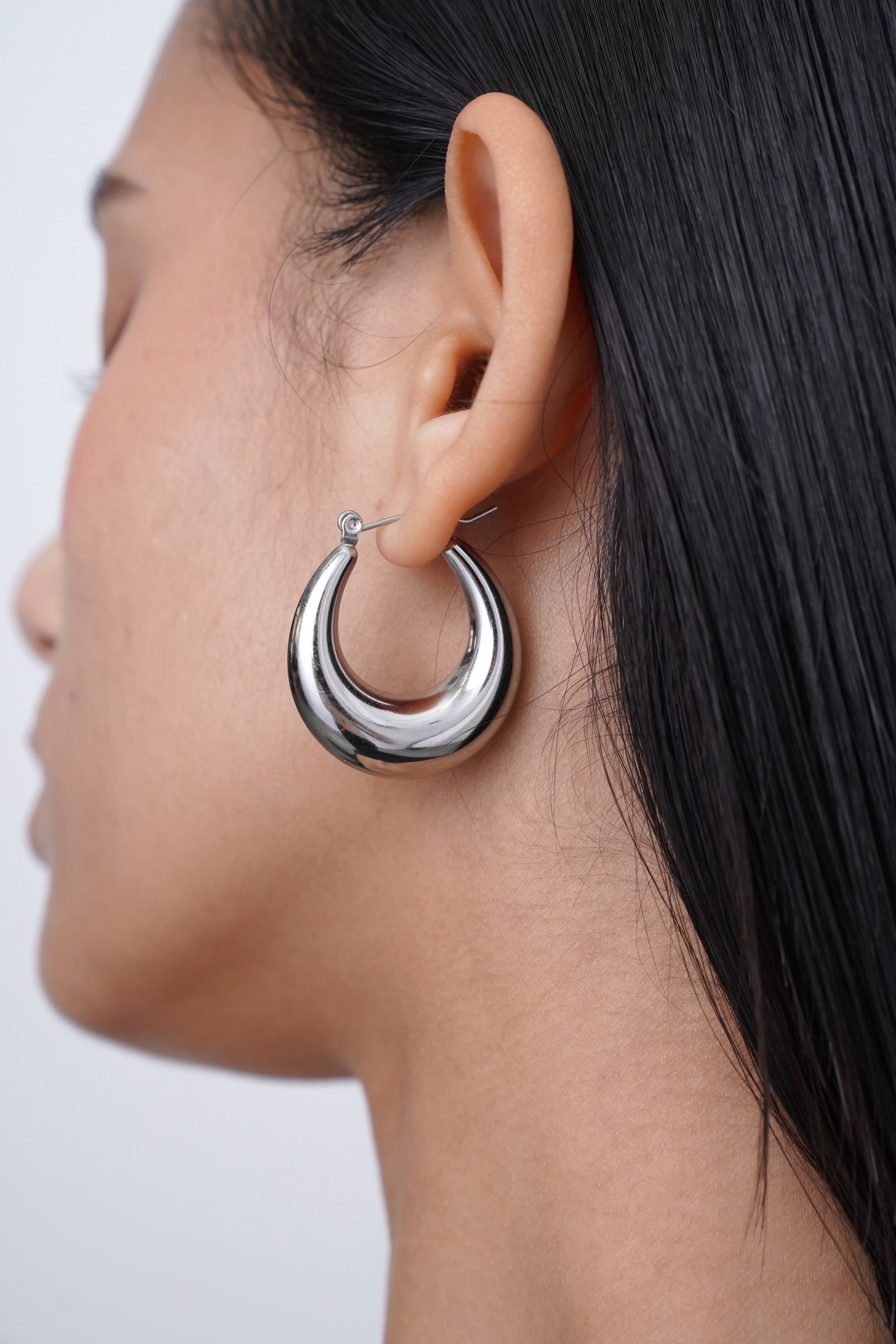 316L Shape pierce［silver］#p106 | namuel