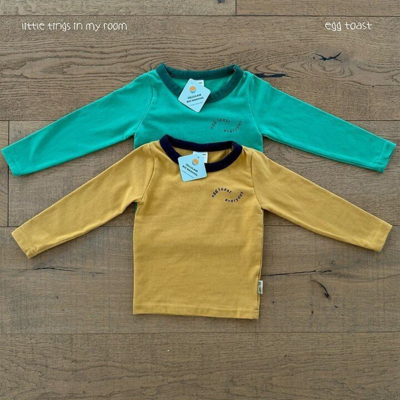 【取寄】EGG TOAST ｜サークルTシャツ｜秋服｜韓国子供服｜26/AT
