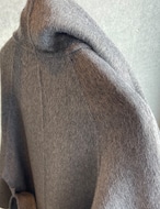 【25aw】Wool 100% Shawl-collar Long Coat_3colors