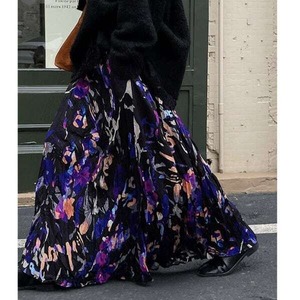 Paint Graphic Skirt 502239