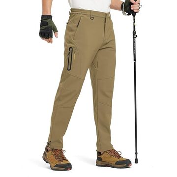 [Gopune] トレッキングパンツ レディース アウトドアパンツ ボトムス 登山パンツ 防寒ズボン カーゴパンツ ハイキング 釣り 裏起毛 撥水 秋冬用（ダックグレー 3L） 登山パンツ トレッキングパンツ メンズ レディース 裏起毛 秋冬 防撥水 速乾通気 厚手 保温 ズボン ロングパンツ スキーウェア 防風防寒 登山用 