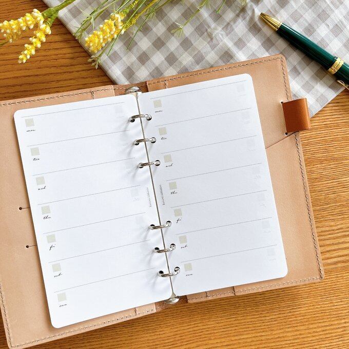 バイブルサイズ/フリーウィークリーリフィル