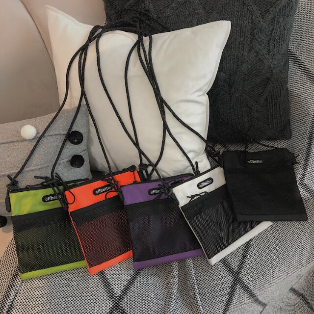 【予約販売】ショルダーバッグ サコッシュ メンズ シンプル ミニバッグ ブラック/ホワイト/オレンジ/グリーン/パープル 斜め掛け メッセンジャー スマホショルダー 旅行 トラベル フェス こなれ感 お洒落 韓国 トレンド