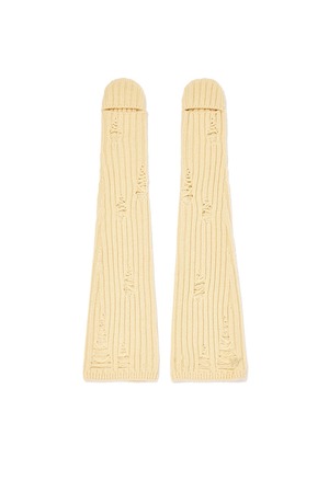 [OPEN YY] CUT OUT MITTEN ARM WARMERS, CREAM 正規品 韓国ブランド 韓国通販 韓国代行 韓国ファッション オープン ワイワイ 日本 店舗
