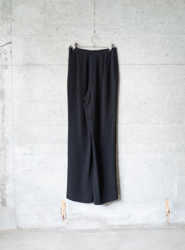 "Mydol" 1990s Tuck georgette trousers