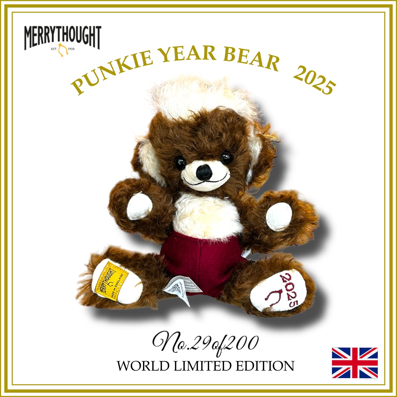 MERRY THOUGHT メリーソート社 テディベア 希少 レア