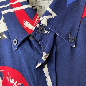 CASTELBAJAC sylvester cat print rayon shirt