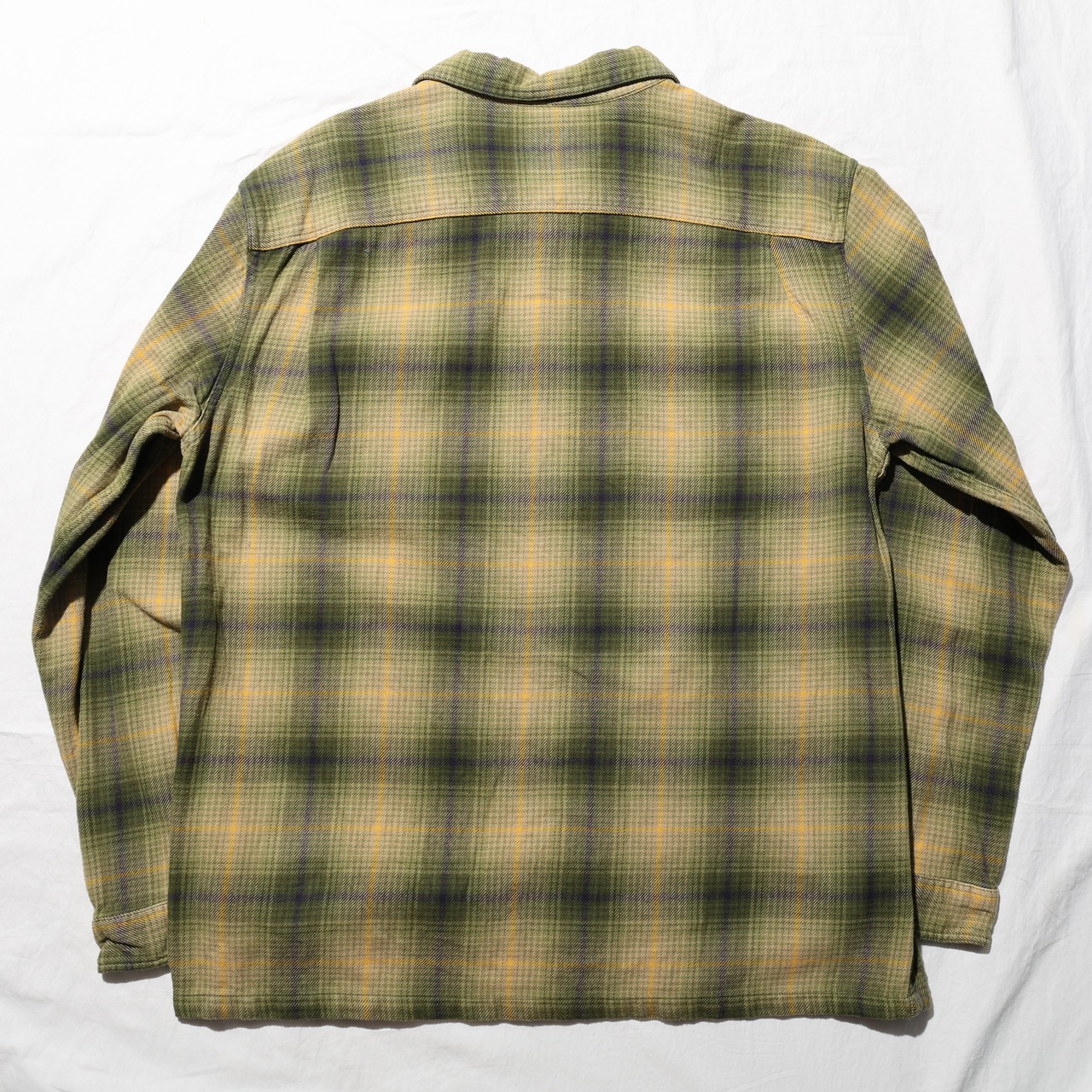 美品 L 13年 オンブレ Fjord Flannel Shirt フィヨルドフランネルシャツ Patagonia パタゴニア