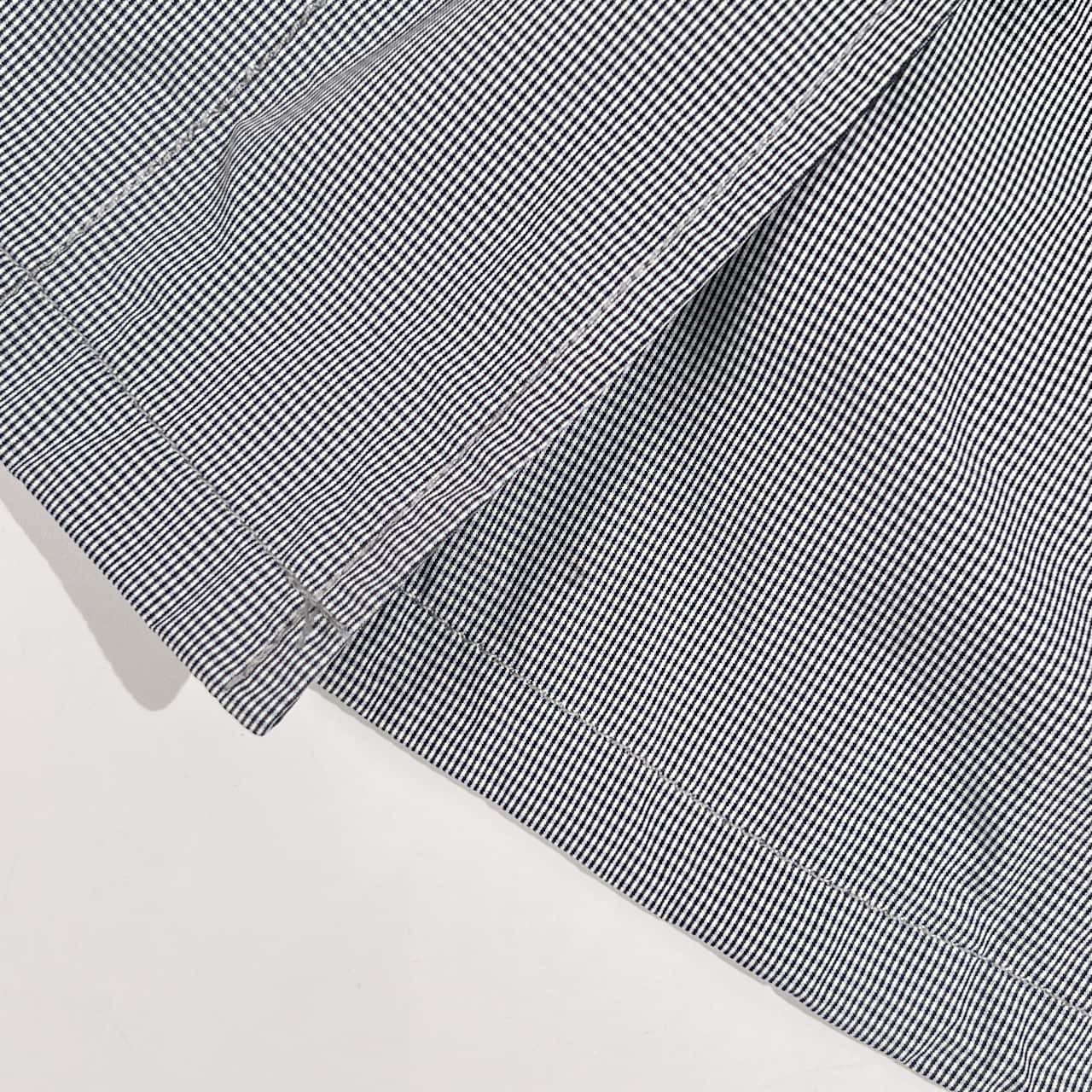 CROCODILE クロコダイル チェック ハーフコート M/ネイビー×ホワイト系 レディース